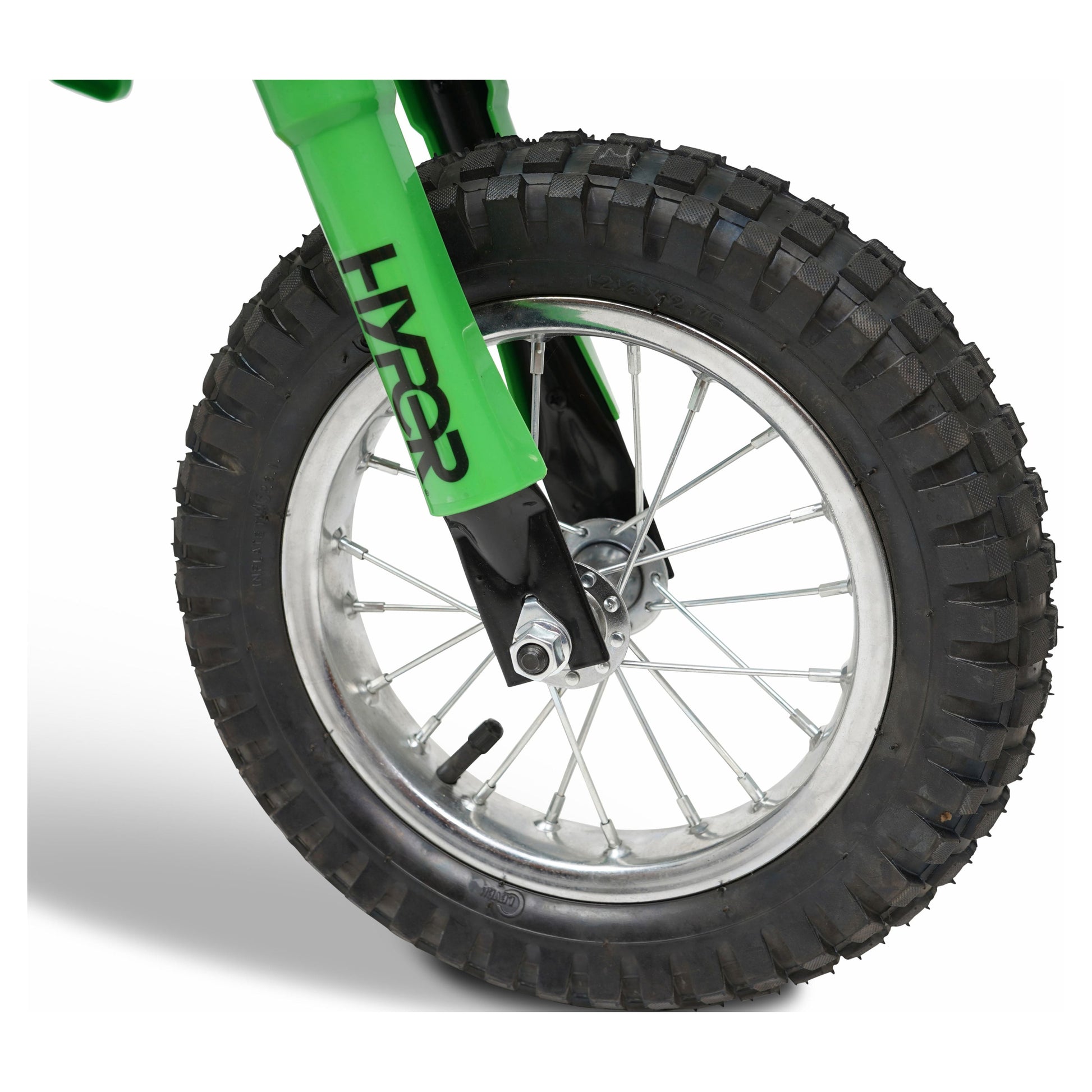HPR 350 Dirt Bike 24V Electric Motorcycle in Green for Kids