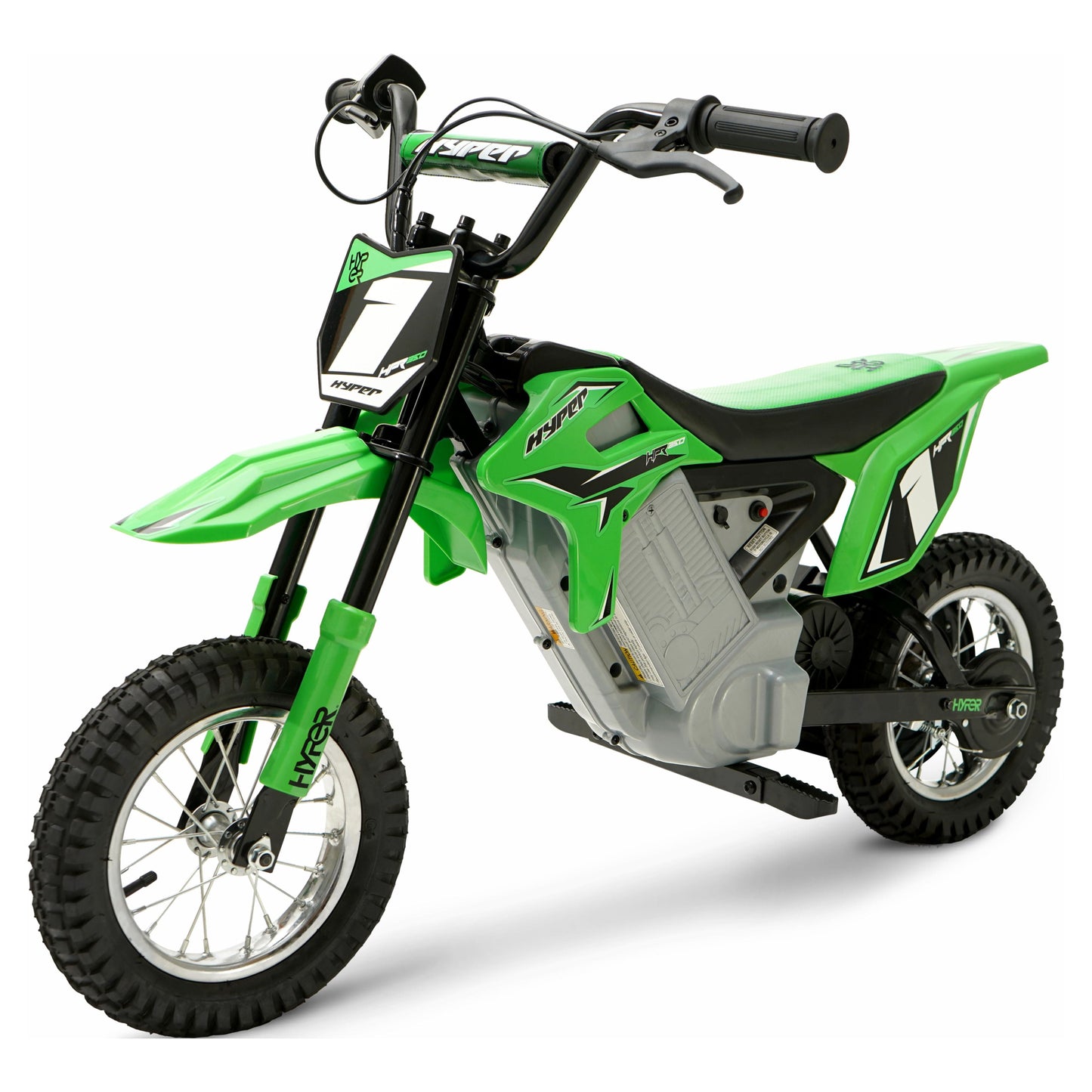 HPR 350 Dirt Bike 24V Electric Motorcycle in Green for Kids