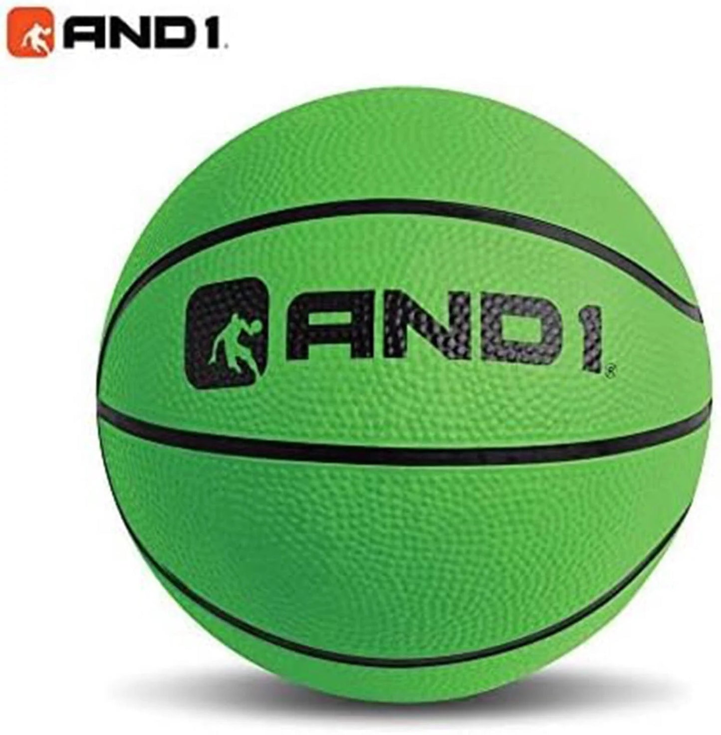 AND1 over the Door Mini Basketball Hoop, 18"X12" Shatterproof Backboard, Indoor Basketball for Kids and Adults